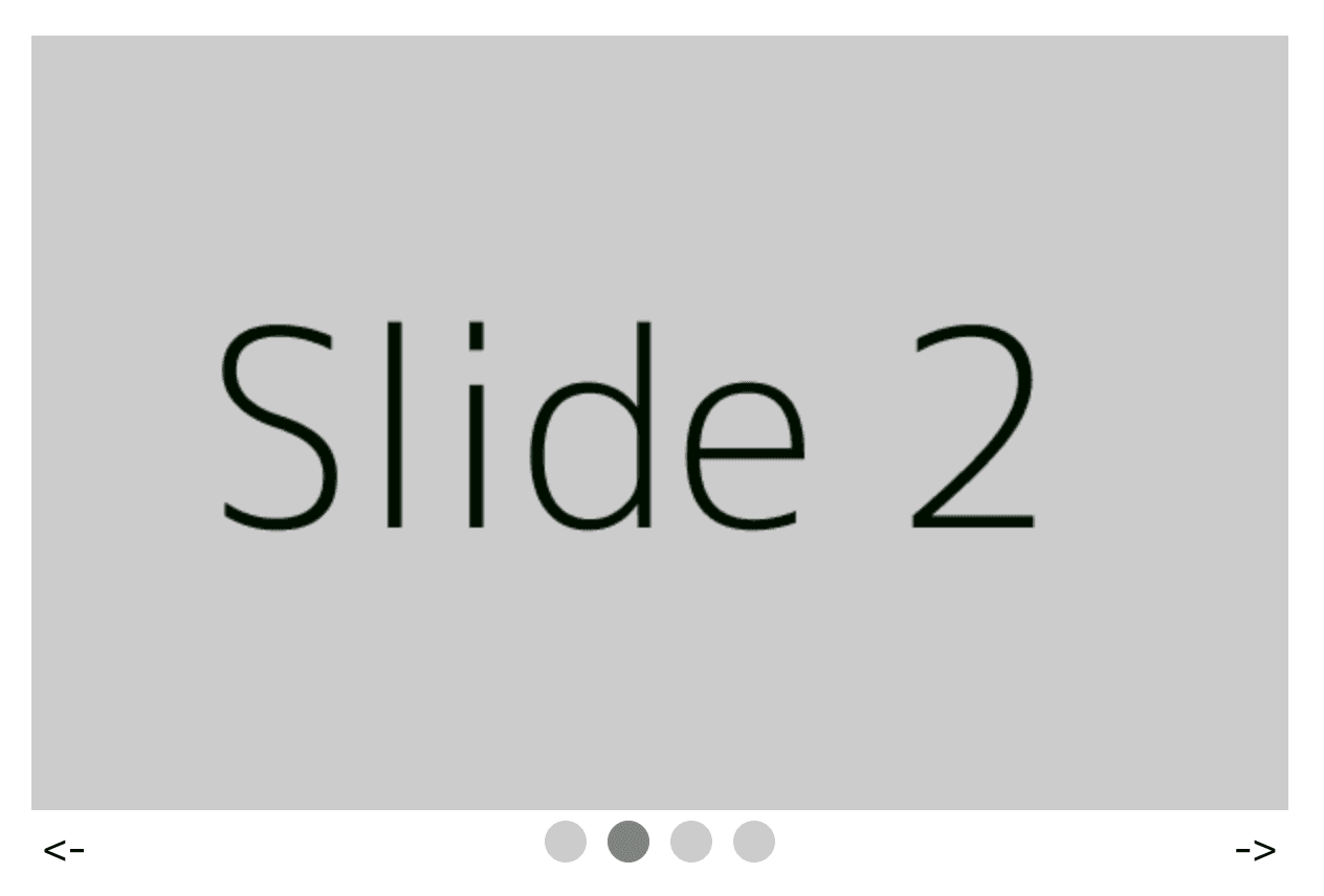 vanilla javascript carousel (slider)
